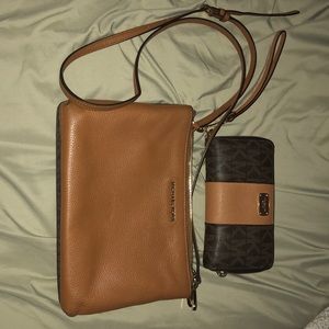 Michael Kors crossbody bag and wallet